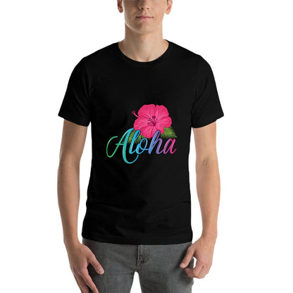 Aloha Hawaii from The Island - Feel The Aloha Flower Spirit!  Odor-resistant T-Shirt