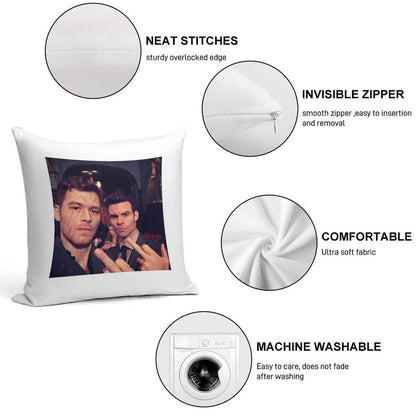 Klaus And Elijah Mikaelson Soft Style Accent Throw Pillow