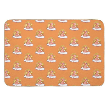 Cute Fire Dragon Whimsical Fantasy Art  Eco-Friendly Bath Mat