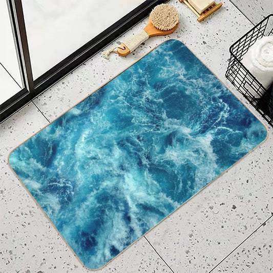Ocean Is Shaking  Multi-Purpose Bath Mat