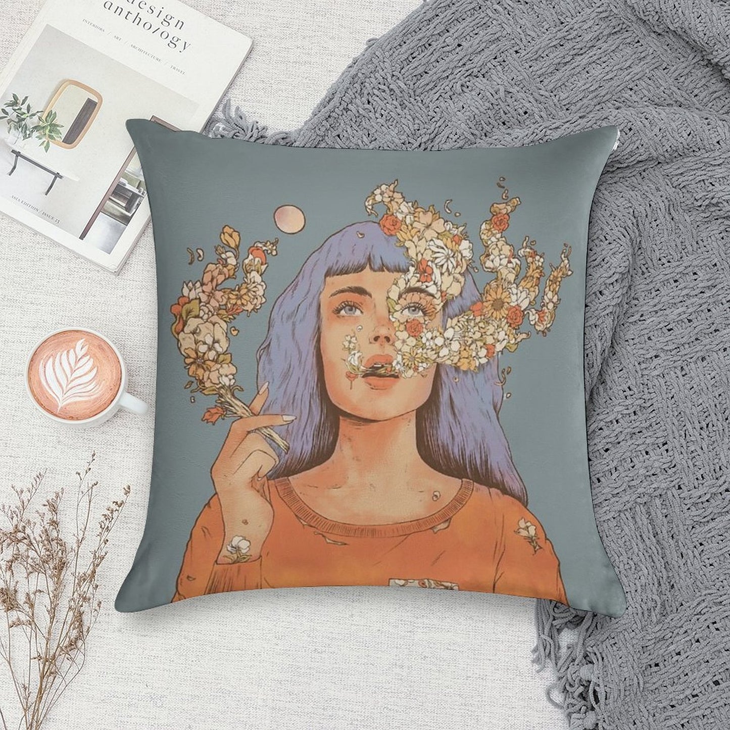 High On Life Soft Skin-Friendly Throw Pillow