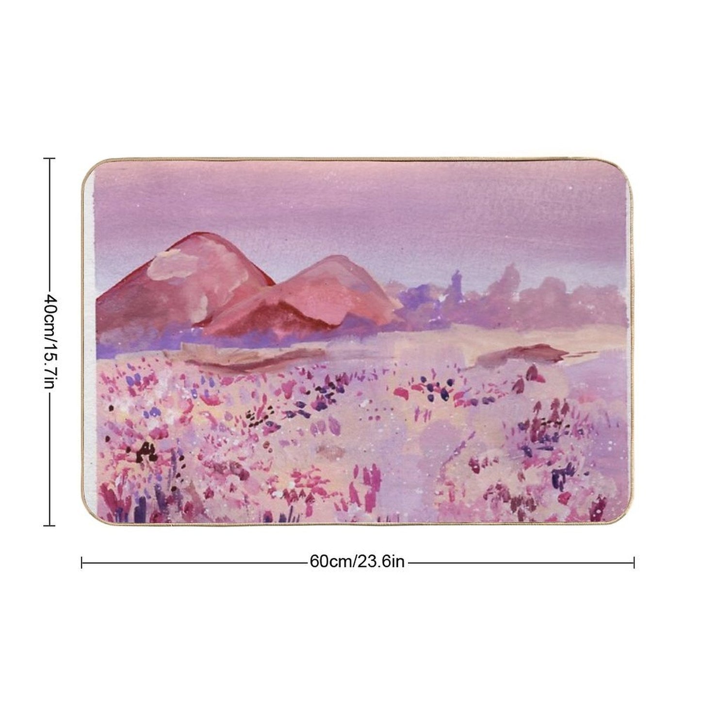 Whimsical Fairyland  Anti-Trip Bath Mat