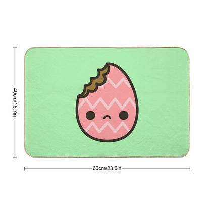 Sad Easter Egg  Rapid-Drying Bath Mat