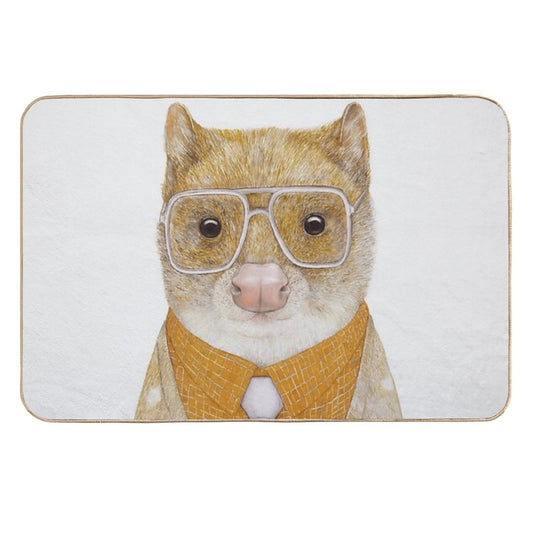 Spotted Quoll, Australian Hipster Animal  Long-Lasting Bath Mat