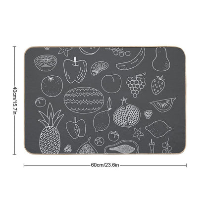 Fruity Drawings  Anti-Trip Bath Mat