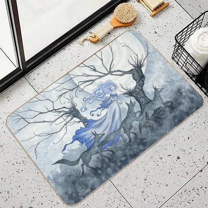 Wolf Dream  Easy To Clean Bath Mat