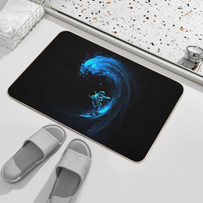 Space Surfing  Easy Maintenance Bath Mat