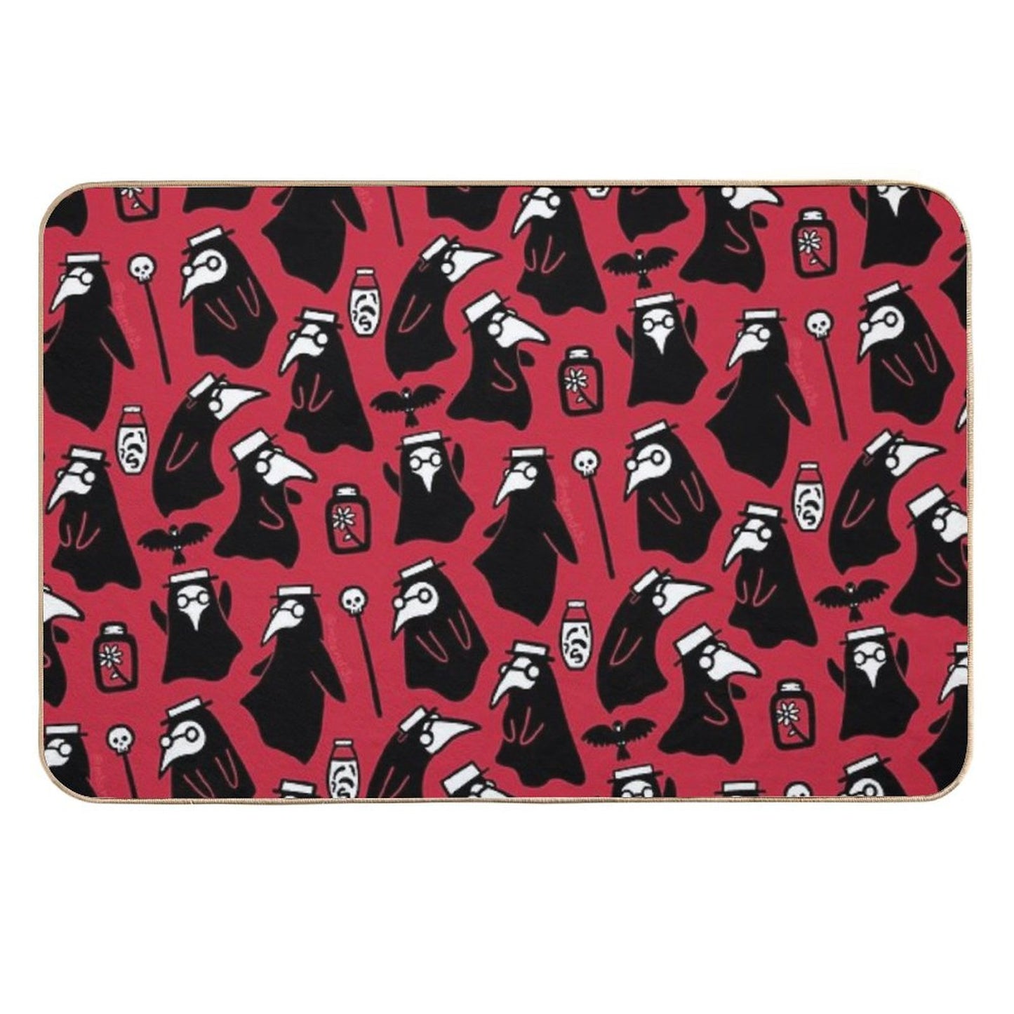 Plague Doctors  Toxin-Free Bath Mat