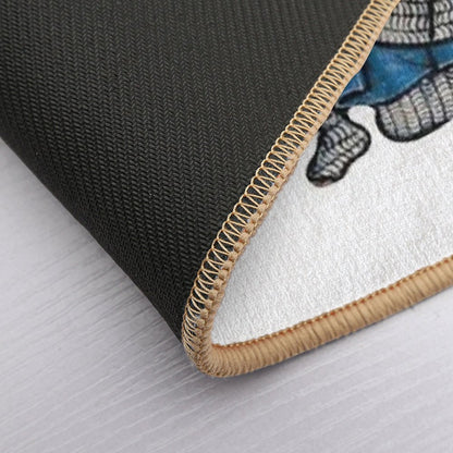 Medieval Knight Meme  High-Traffic Bath Mat