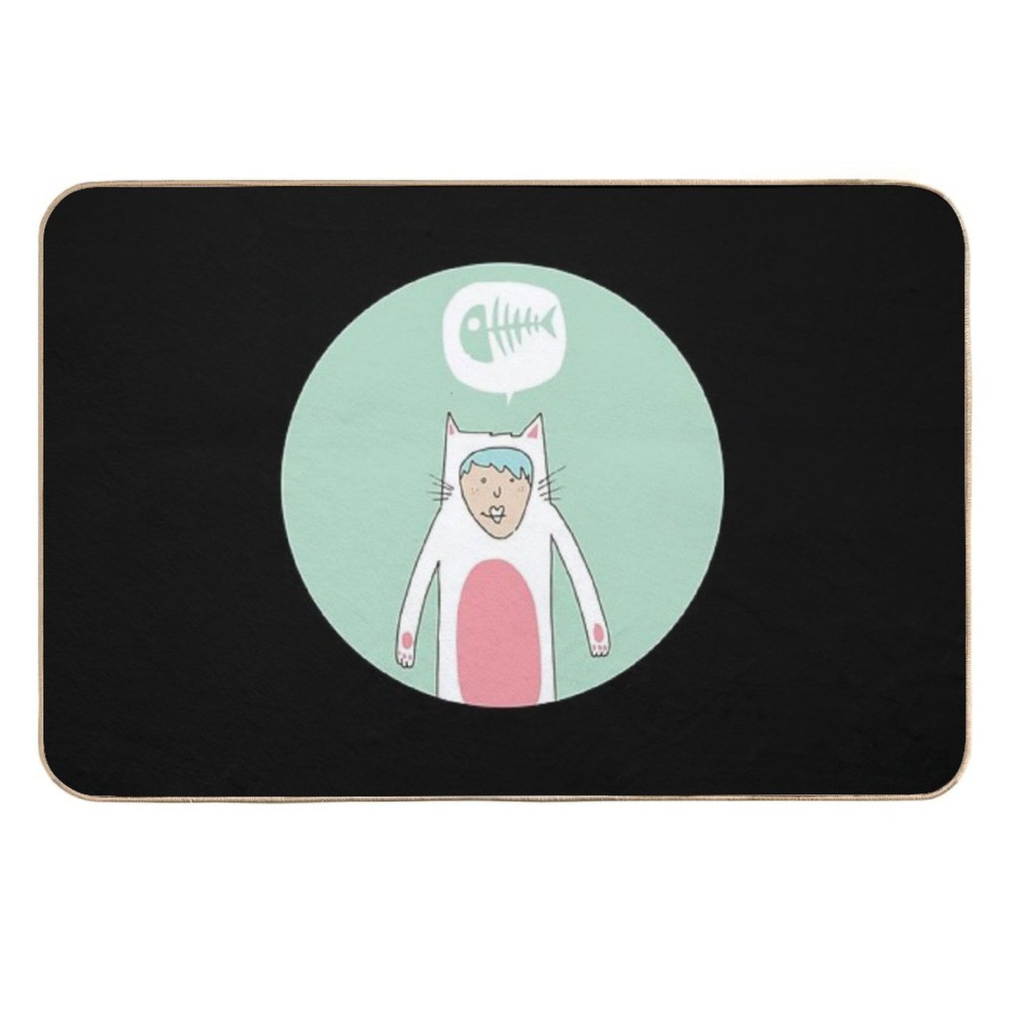 The Cat Costume  Versatile Bath Mat