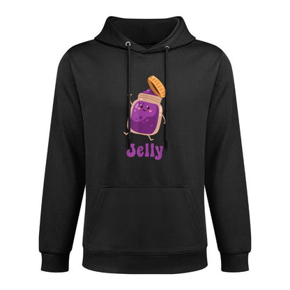 Peanut Butter  Jelly Matching Couple Halloween Best Friends Layering Staple Hoodie