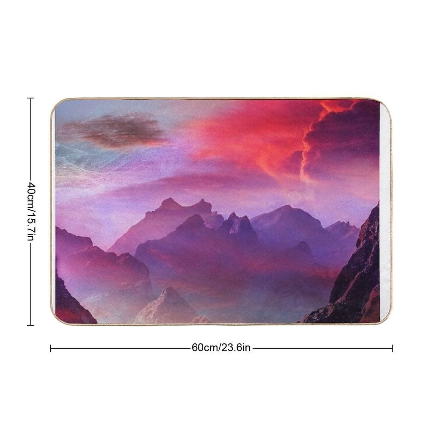 Head In The Clouds  Toxin-Free Bath Mat