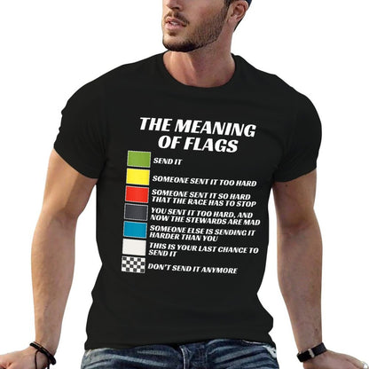 The Meaning of Racings, Just Gonna Send It, Race  Trendy Pattern T-Shirt