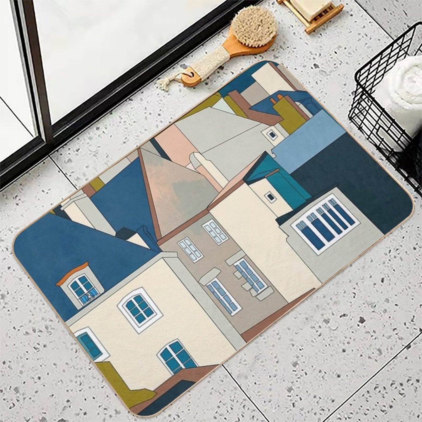 Brittany Illustration France  Odorless Bath Mat