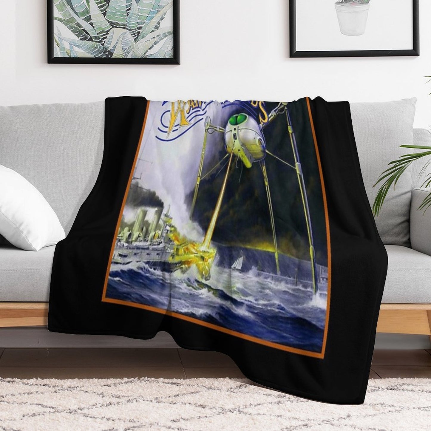 Waynes Well World Wrinkle-free Throw Blanket
