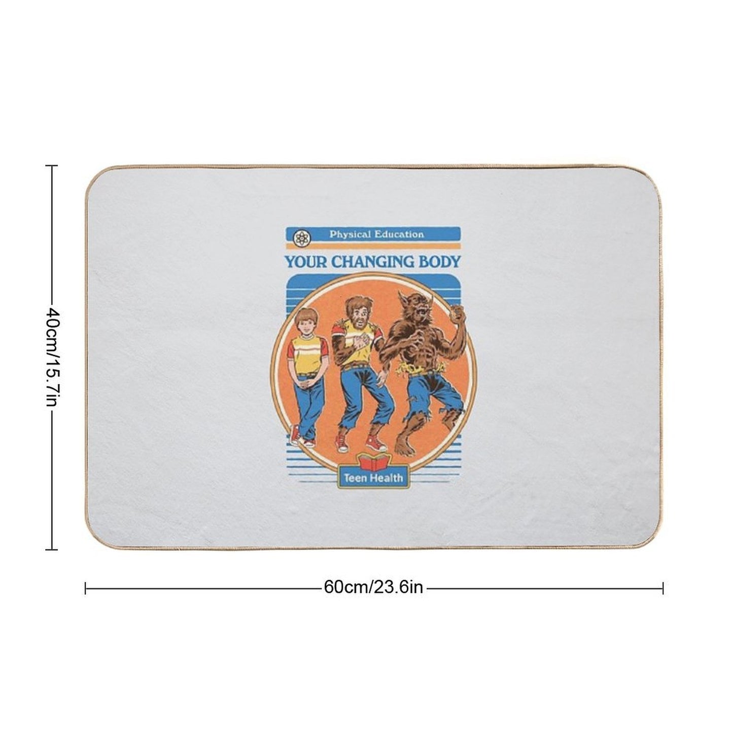 Your Changing Body  Pet-Safe Bath Mat