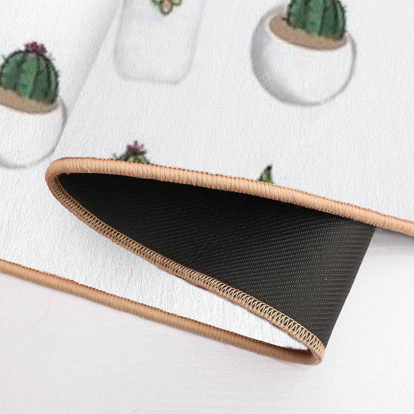 Succulents  Repositionable Bath Mat