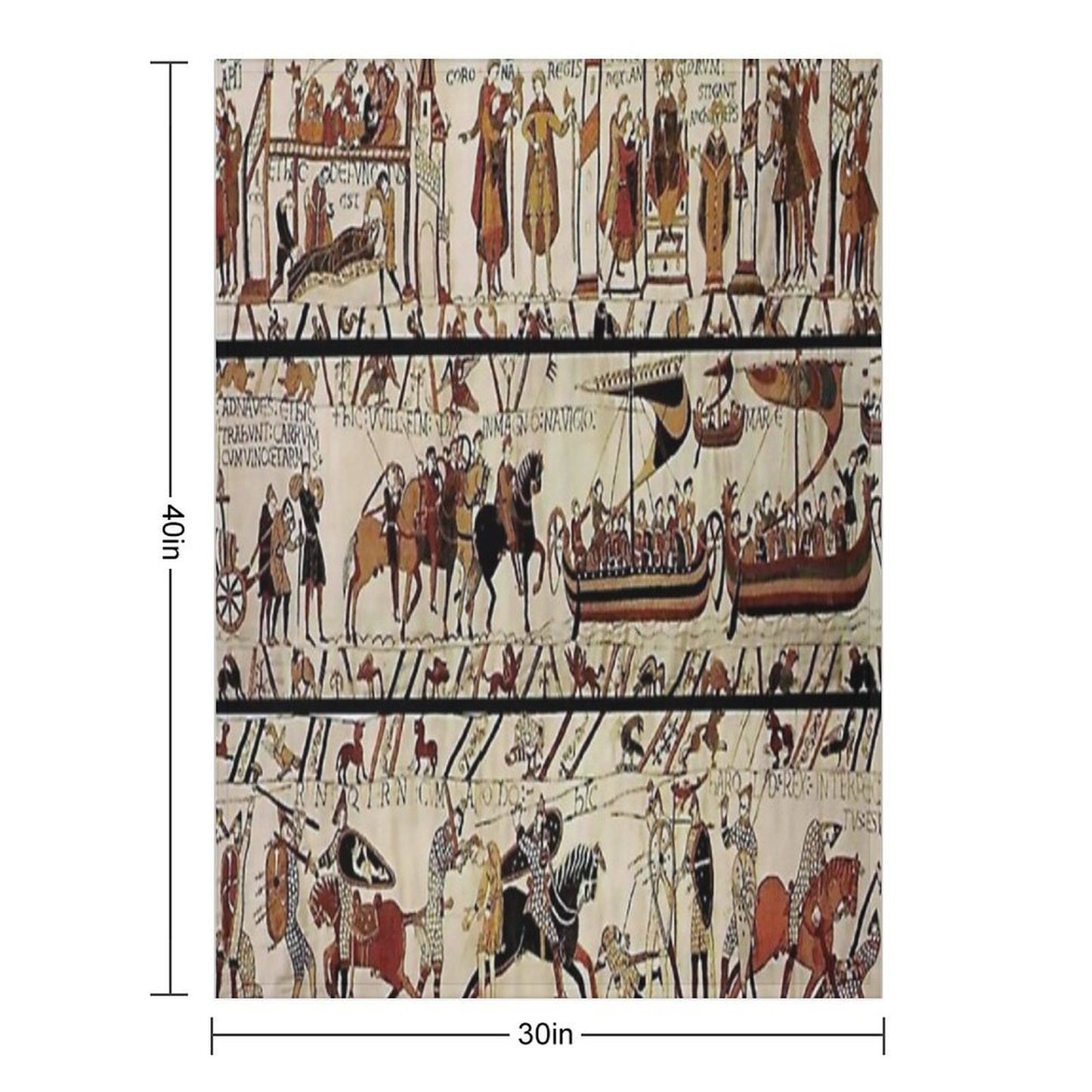 Tapisserie Bayeux - The Bayeux Tapestry Quick-dry Throw Blanket
