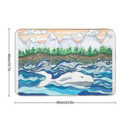 Dreaming of Vancouver  Stain-Proof Bath Mat