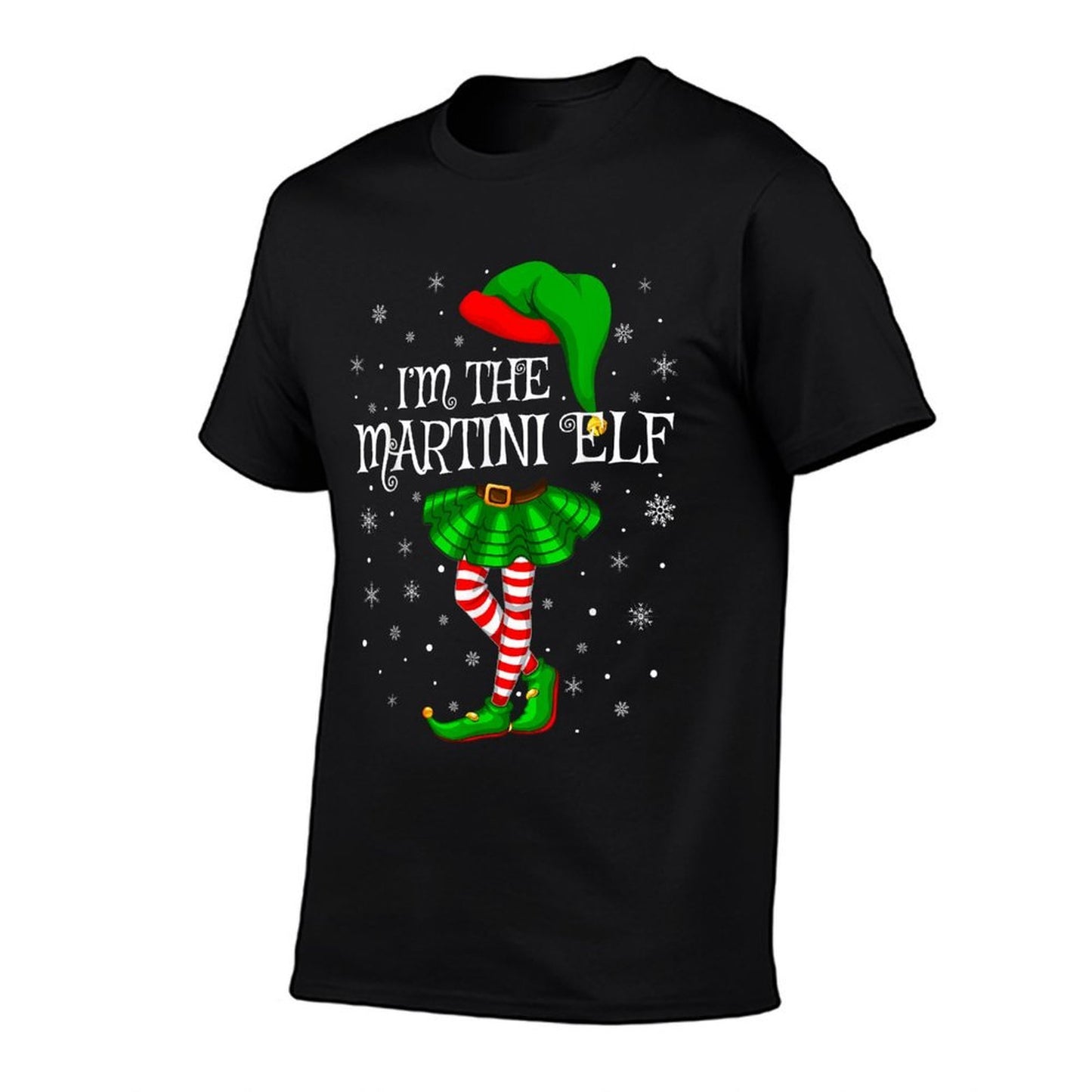Matching Family Group Im The Martini Elf Christmas  Moisture-wicking T-Shirt