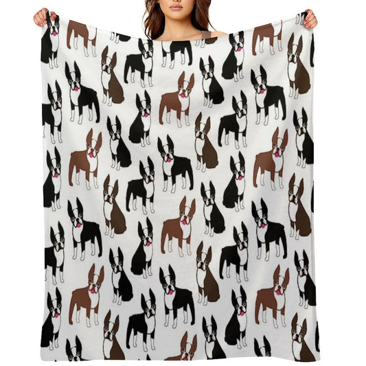 Boston Terriers Premium Throw Blanket