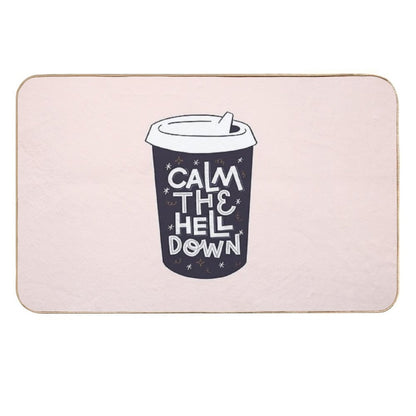 Coffee Dose  Odorless Bath Mat