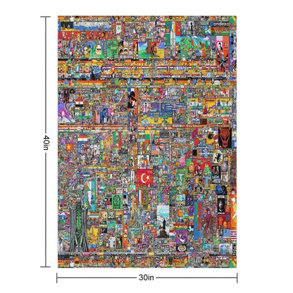 Rplace 2023 Quick-dry Throw Blanket