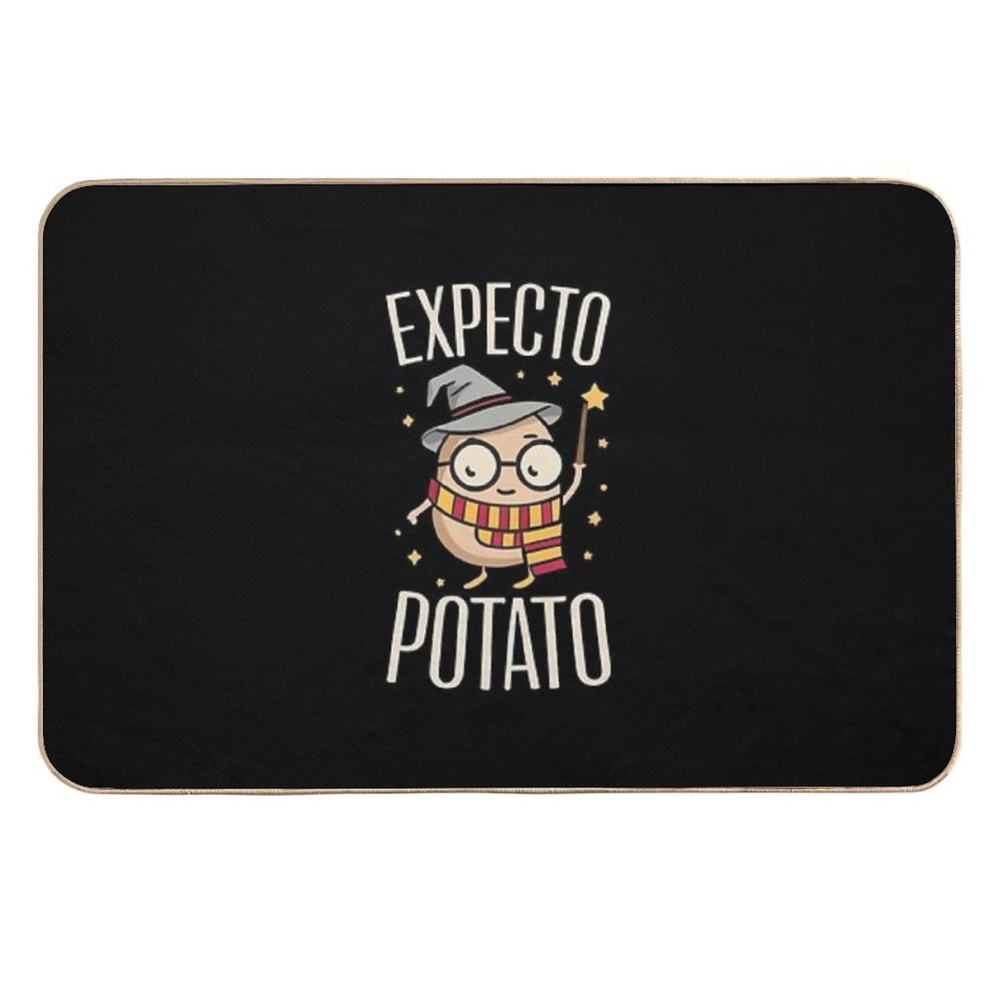 Expecto Potato - Wizard Funny  Long-Lasting Bath Mat