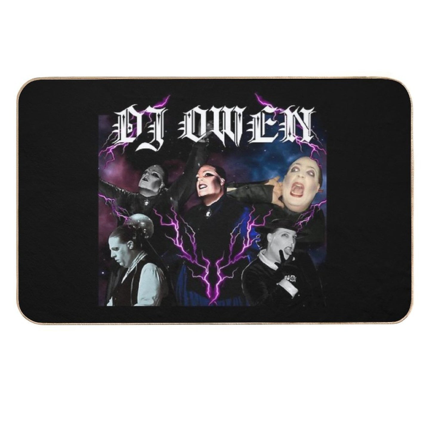 DJ OWEN  Bay Area DJ in Merch Form!  Non-Slip Bath Mat