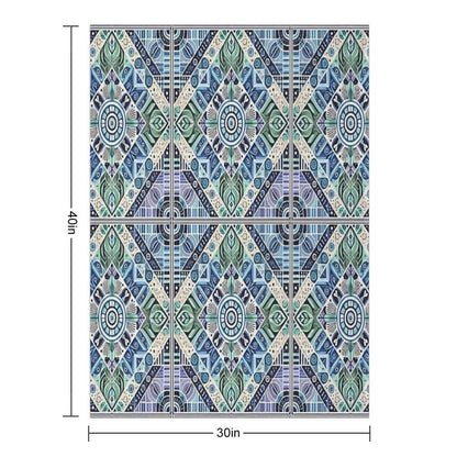 Symmetrical Style Gift-ready Throw Blanket