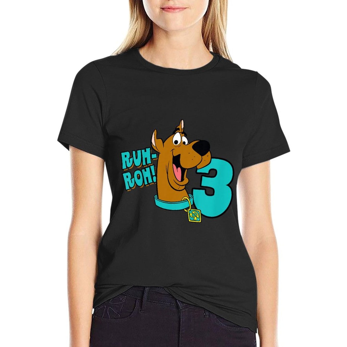 Scooby-Doo 3rd Birthday Ruh-Roh! I'm 3! Comfortable T-Shirt
