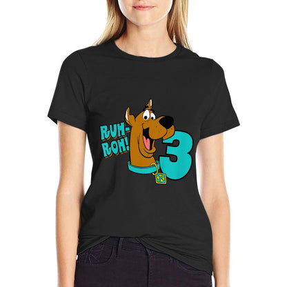 Scooby-Doo 3rd Birthday Ruh-Roh! I'm 3! Comfortable T-Shirt