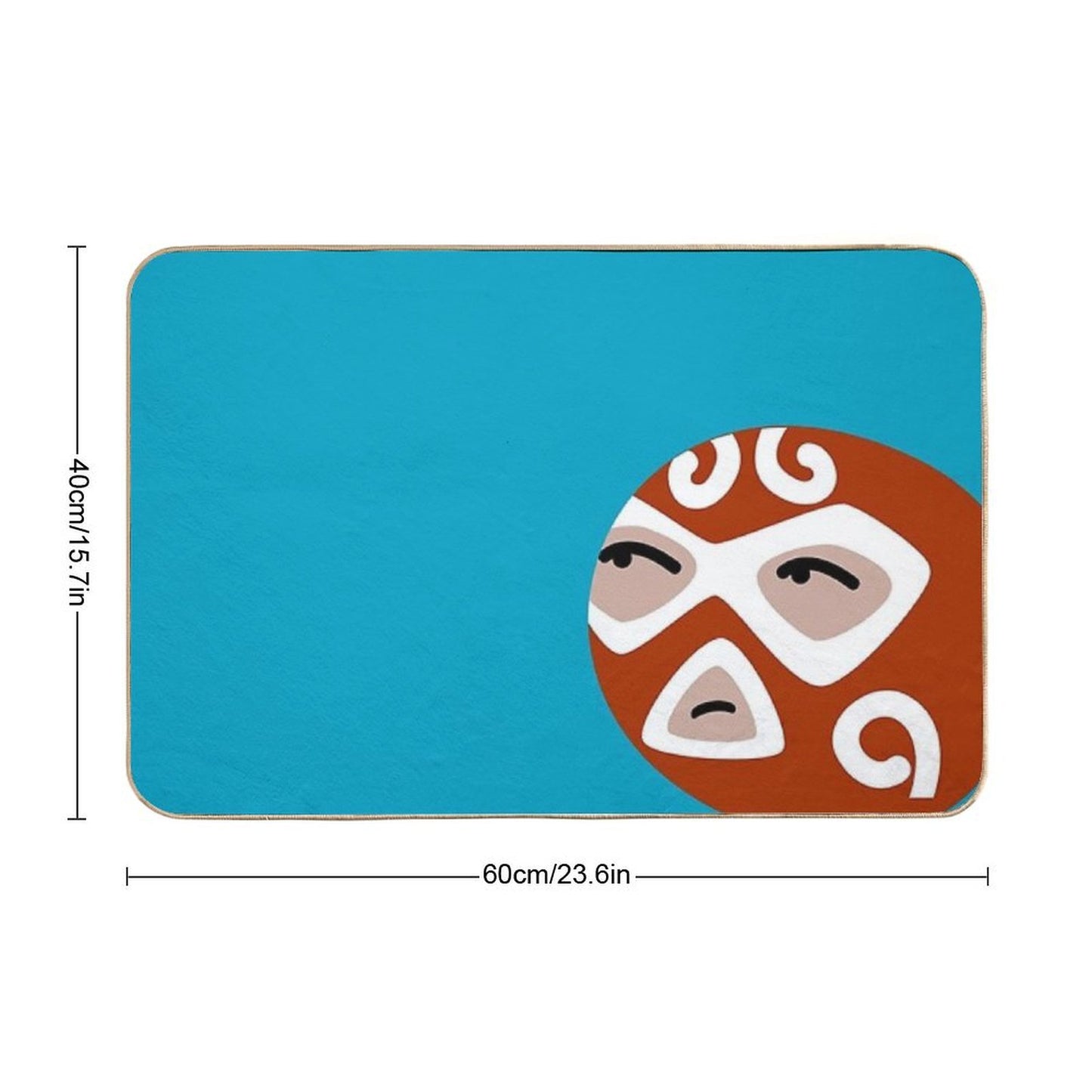 Luchador  Eco-Friendly Bath Mat
