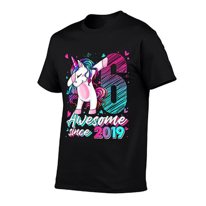 6 Year Old Unicorn Gifts For Girls 6th Birthday Girl Party  Eco-friendly Material T-Shirt