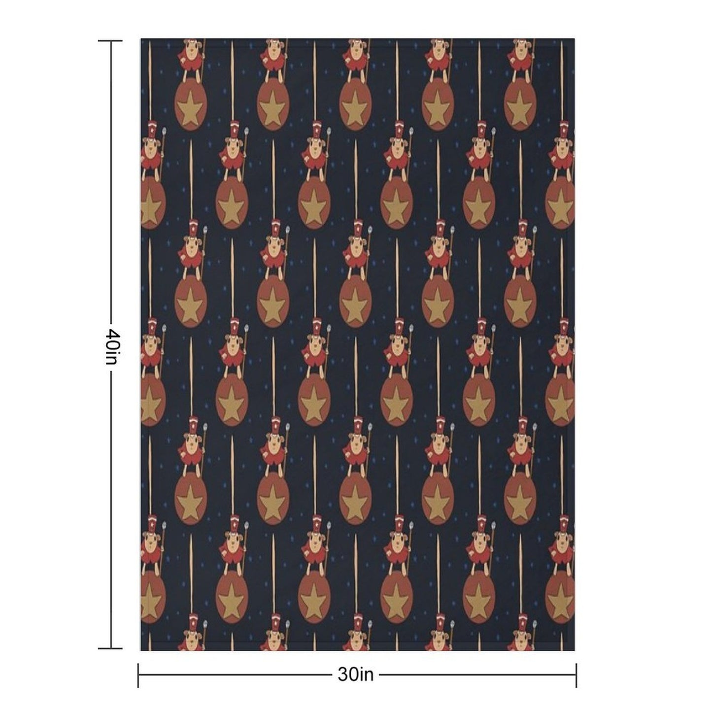 Jumping Circus Mouse And Ghost Eye Anti-pilling Throw Blanket