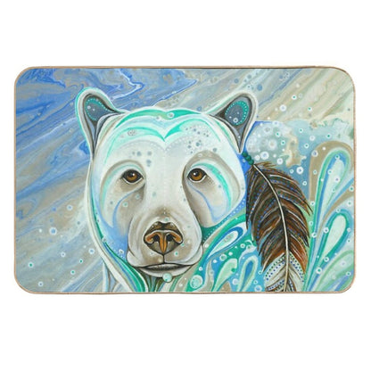 Spirit Bear  Easy Maintenance Bath Mat
