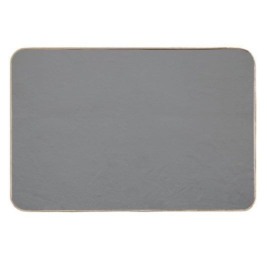 Plain Gray - Grey  Versatile Bath Mat