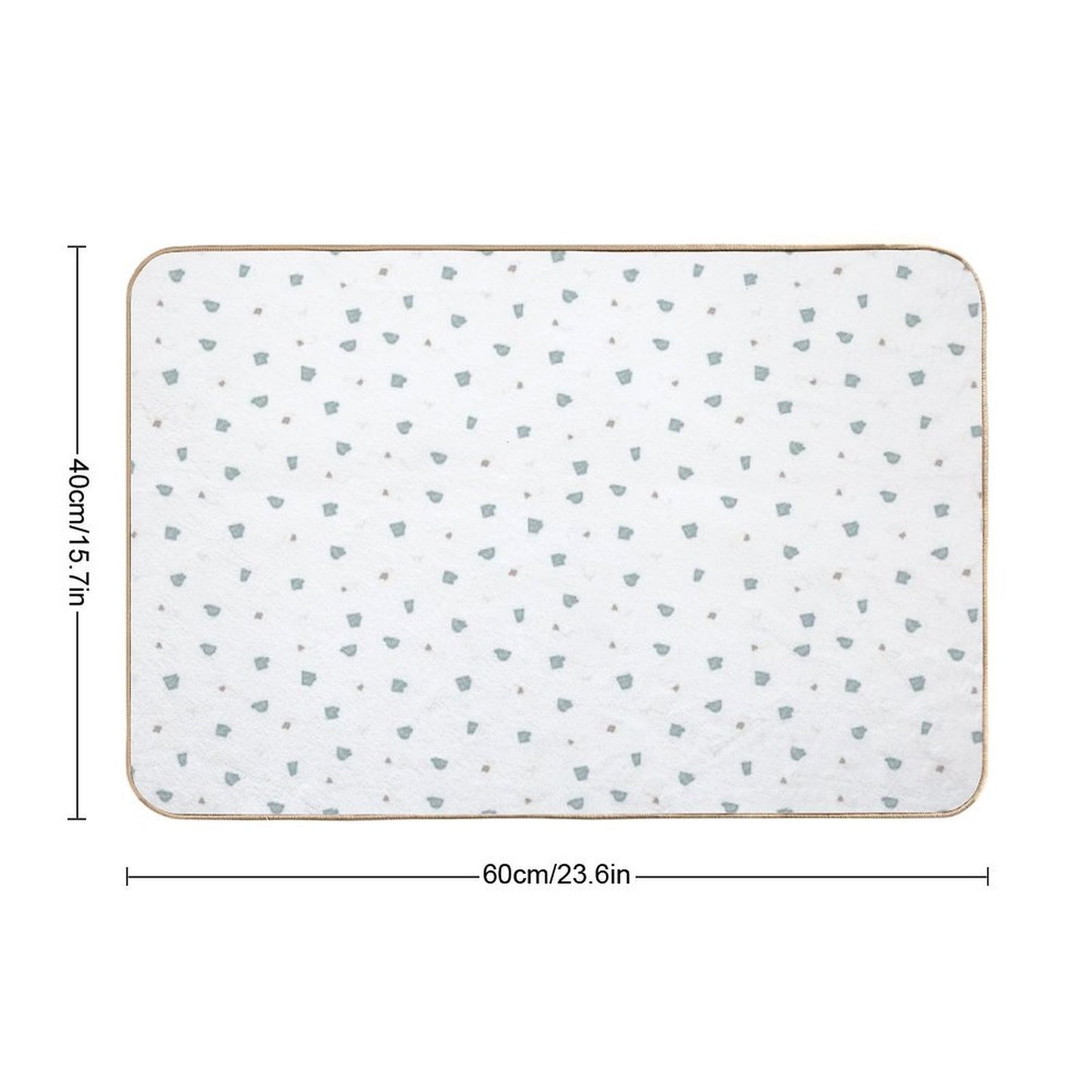 Cosy Drinks  Pattern  Odorless Bath Mat
