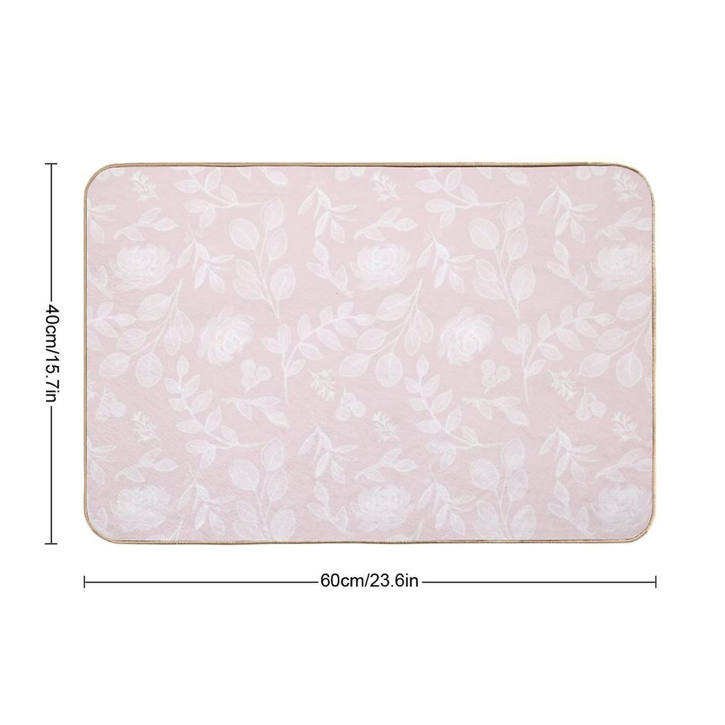 PInk Chalk Botanicals  High-Traffic Bath Mat