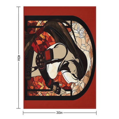 Stained Glass Tifa Comfort Throw Blanket