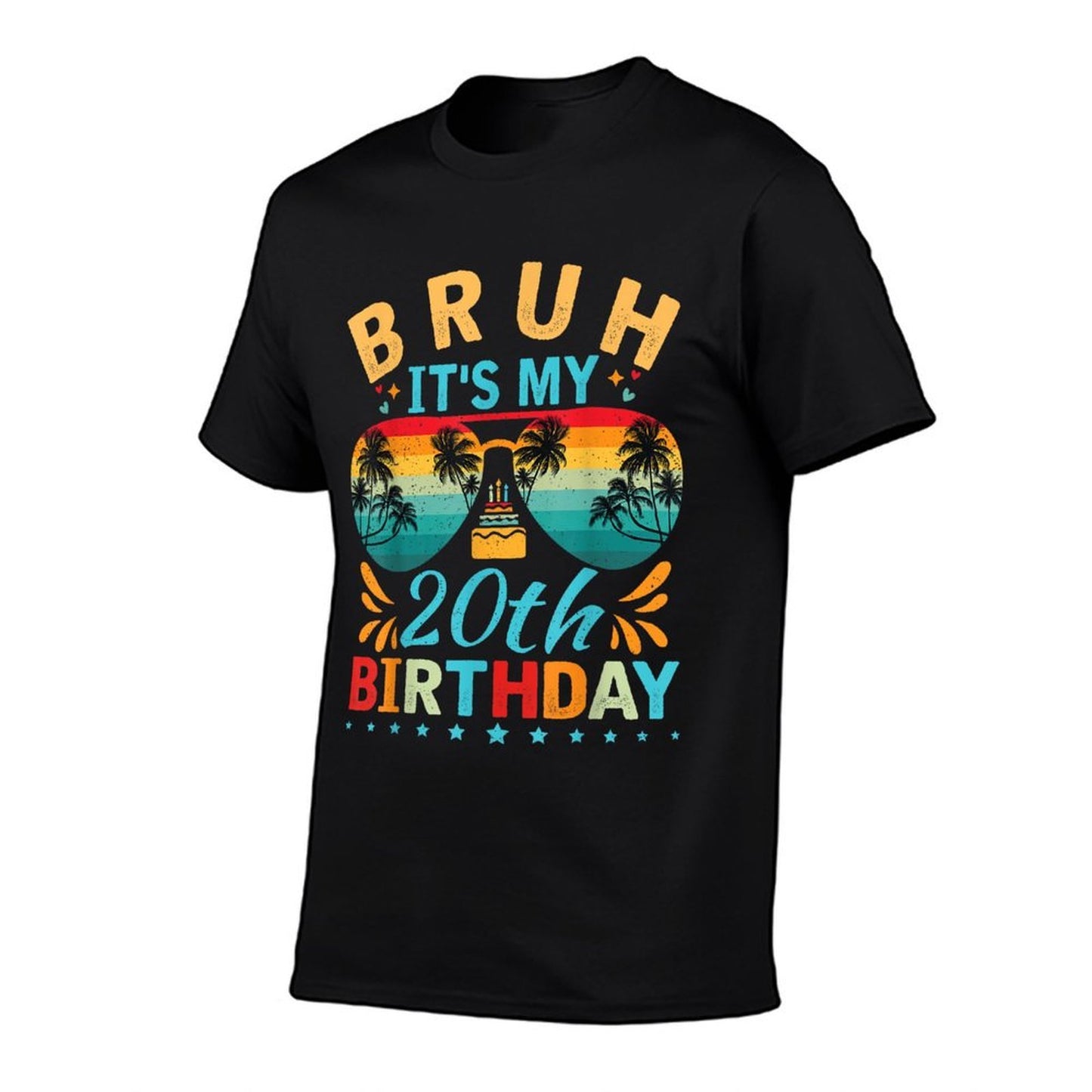 20 Years Old Birthday Party Bruh It's My 20th Birthday  Easy-care T-Shirt