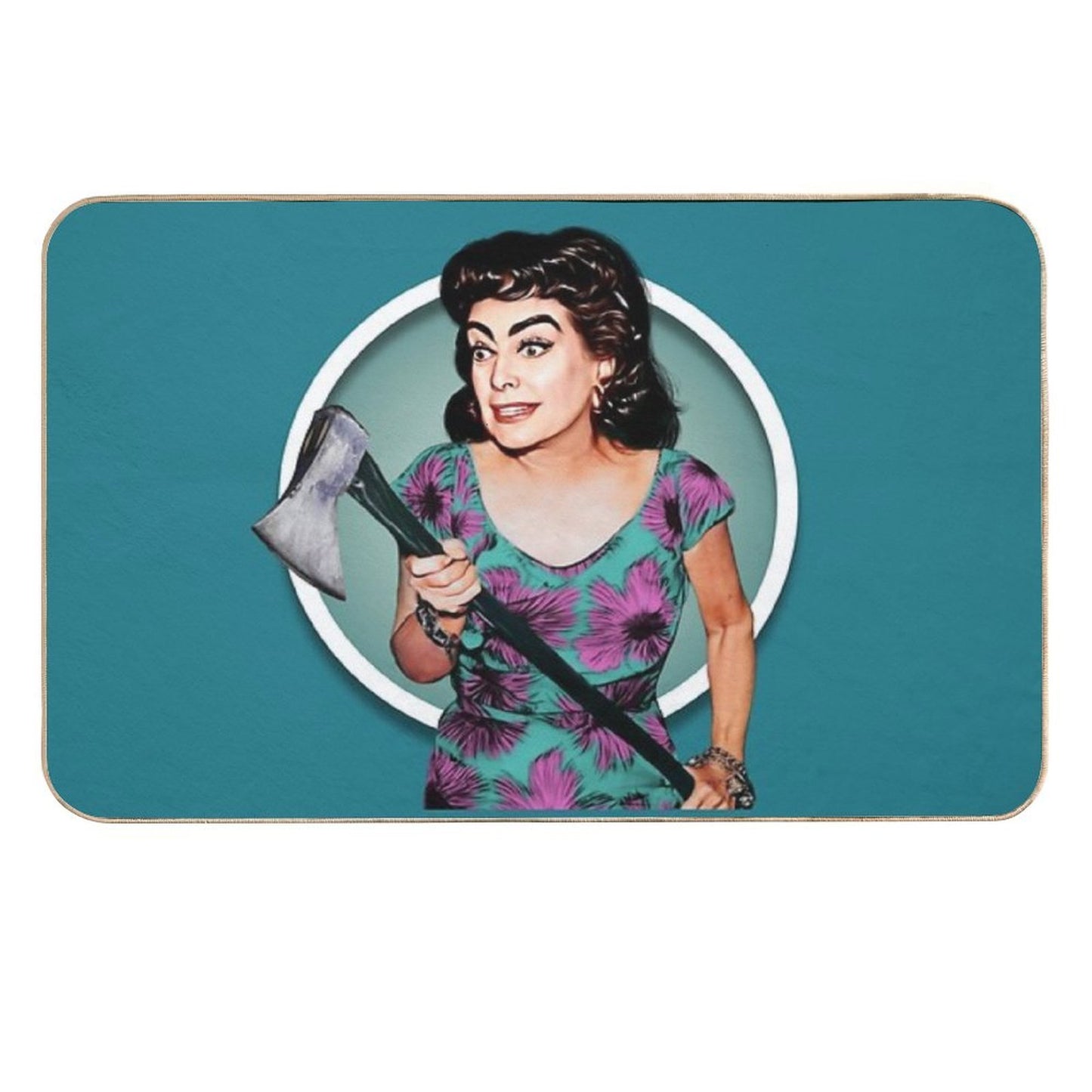 Joan Crawford- Strait Jacket  Multi-Purpose Bath Mat