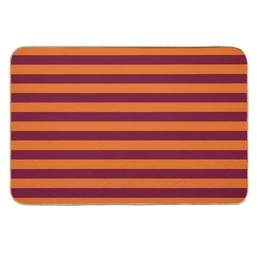 Pirate Striped Socks  Dirt-Trapping Bath Mat