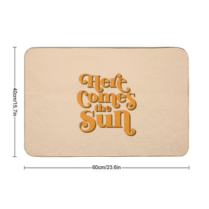 Here Comes The Sun  Long-Lasting Bath Mat