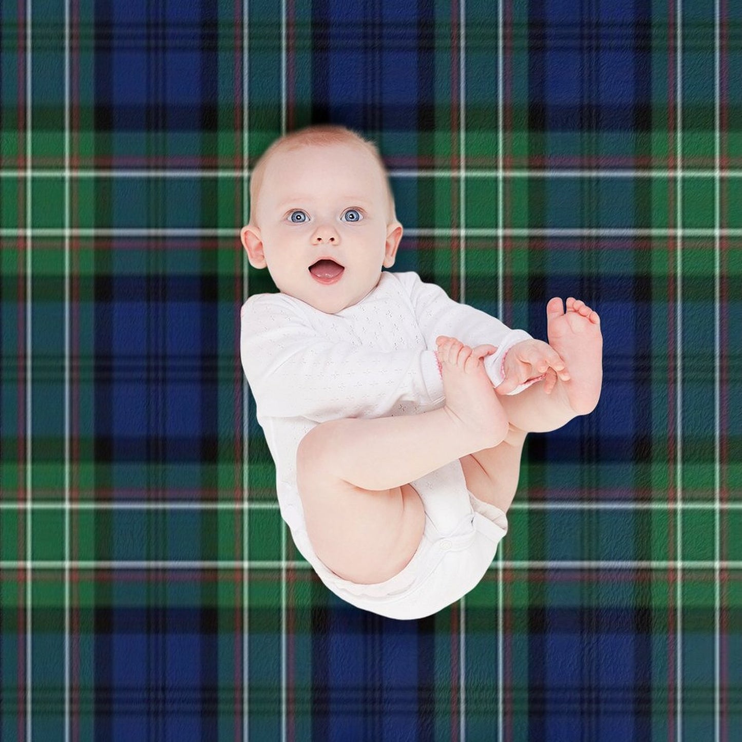 ALLAN Tartan ✧ Classic Clan & Family Name Tartan Pattern (also Allen, Alan) Shrink-resistant Throw Blanket