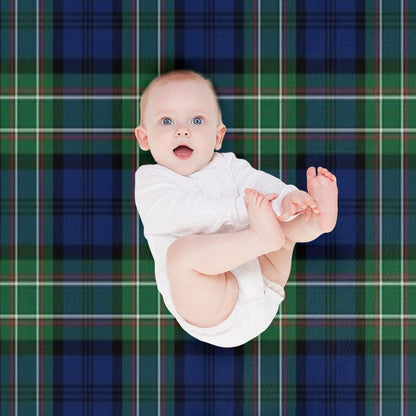 ALLAN Tartan ✧ Classic Clan & Family Name Tartan Pattern (also Allen, Alan) Shrink-resistant Throw Blanket