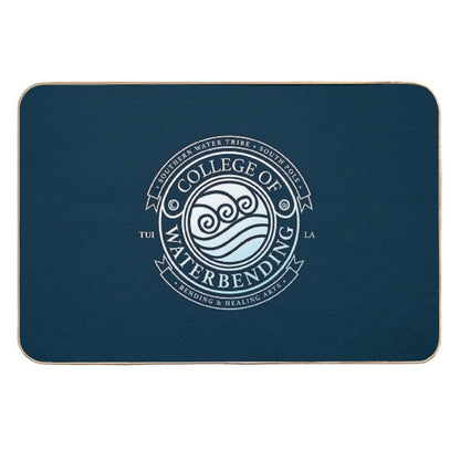 ATLA College of Waterbending Avatar Inspired-Design  Repositionable Bath Mat