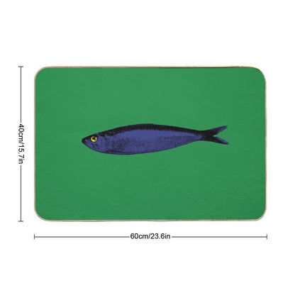 Blue Sardine  Versatile Bath Mat
