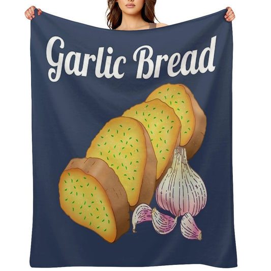 Garlic Bread Travel-friendly Throw Blanket