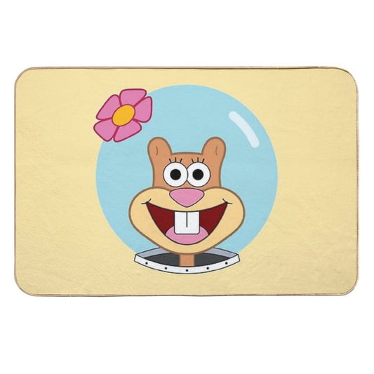Sandy Cheeks  Dirt-Trapping Bath Mat